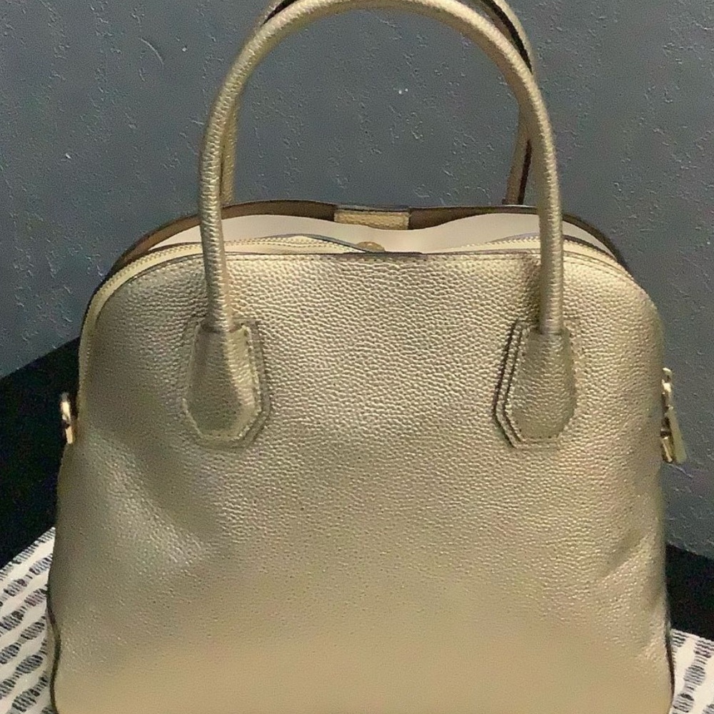 Michael Kors Metallic Gold Satchel - Picture 2 of 5